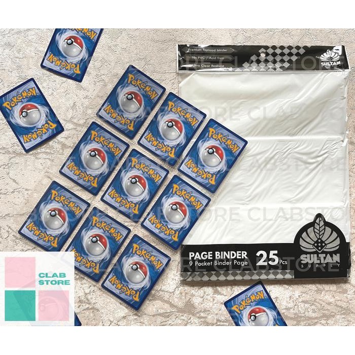 

Ready- Sultan Sleeve A4 9P Page Binder 9 Pocket Topload Ring Binder Album For Kpop Pc Pokemon Sport