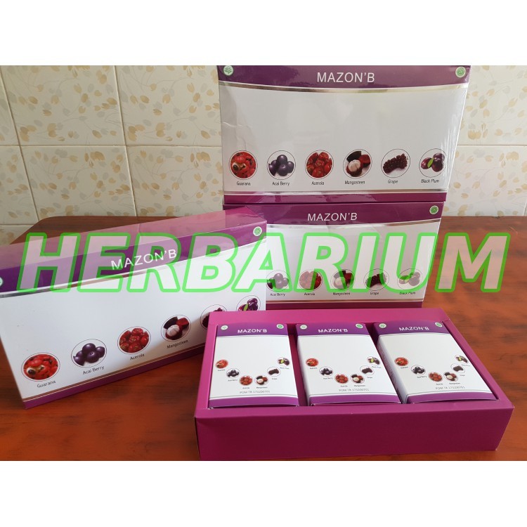 Mazon B Obat Herbal Jantung, Kolesterol, Stroke, Hepatitis, TBC dan HIV / ORINAL 100% ASLI