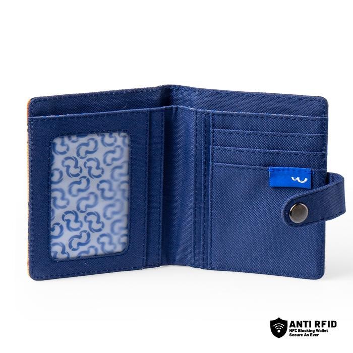 [Kenes Wallts] Wallts Claus Dune - Dompet Lipat Kanvas Uang Dan Kartu Wanita Pria Cowok