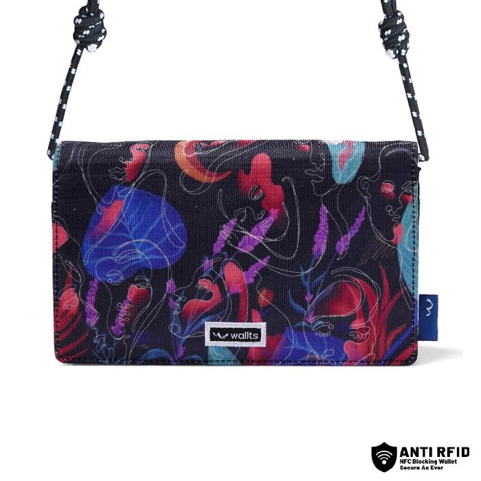 [Kenes Wallts] Wallts Charmaine Sera - Dompet Kanvas Wanita Tas Dompet Selempang Wanita Cewek