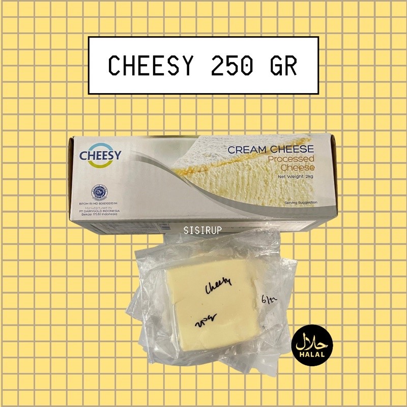

Cream Cheese Cheesy 250 GR / Cream Cheese / GOJEK GRAB BANDUNG AREA