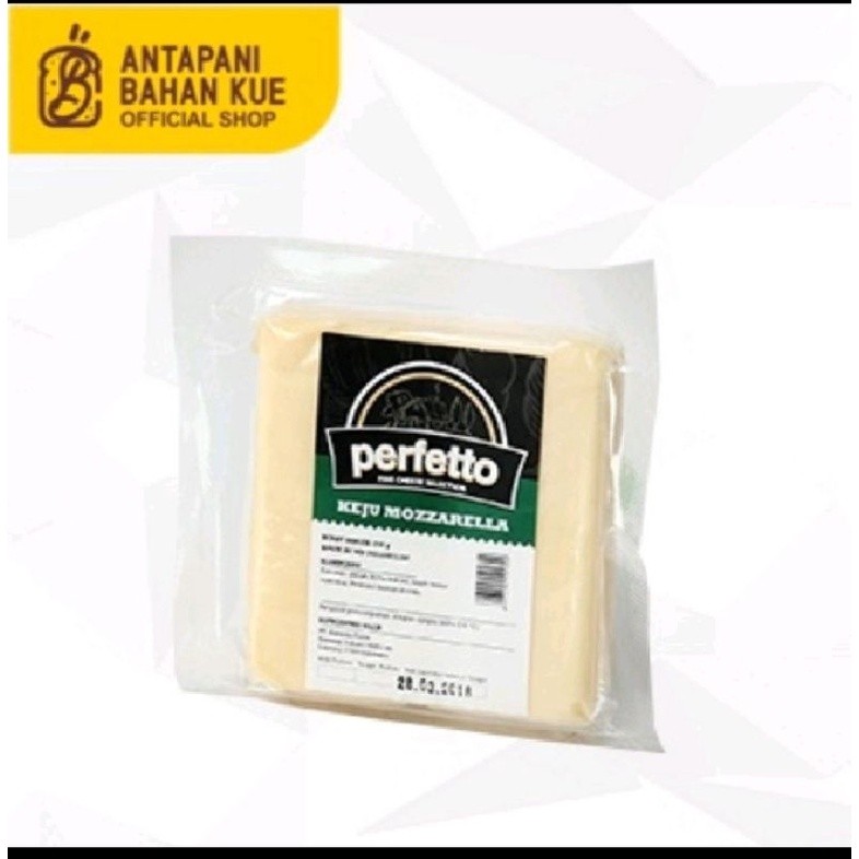 

Keju Mozarella Perfetto 200gr Siap Masak Berkualitas
