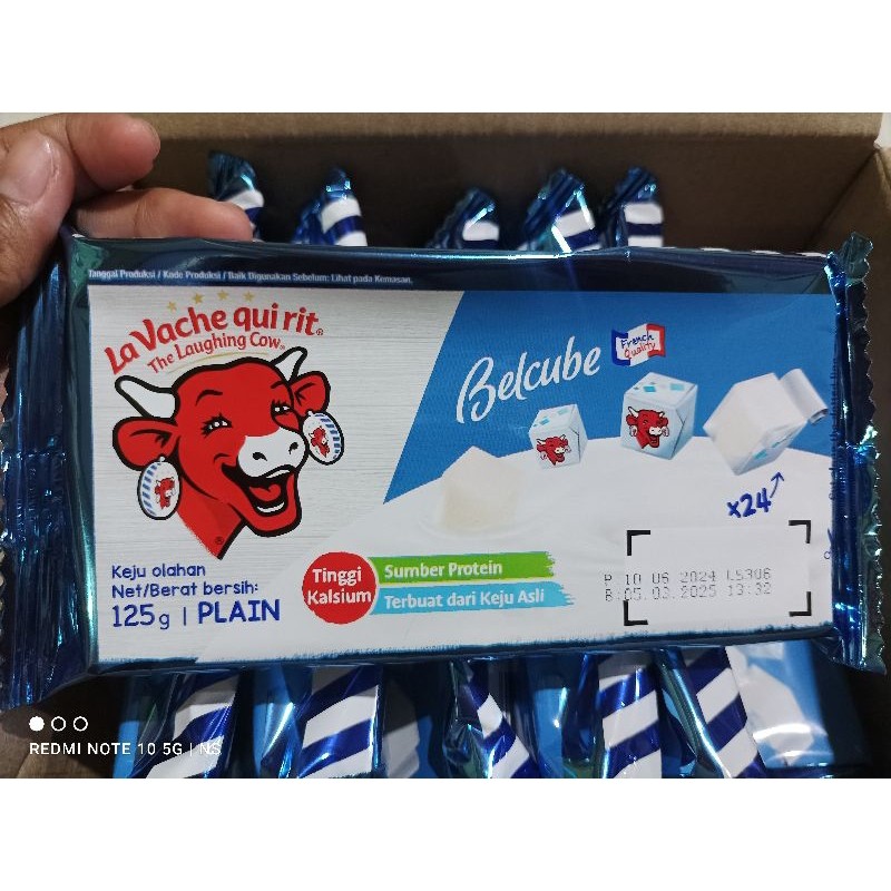 

Belcube Keju Plain 125g / Keju Mpasi Bayi 24 kotak
