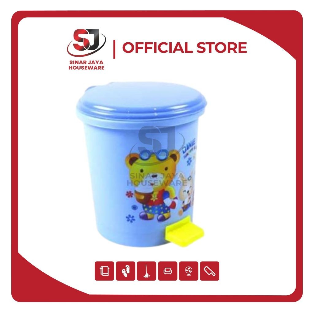 Termurah Tempat Sampah Injak Mini/ Tempat Sampah Mini/ T. Sampah 1,7Lt 7010 Sl