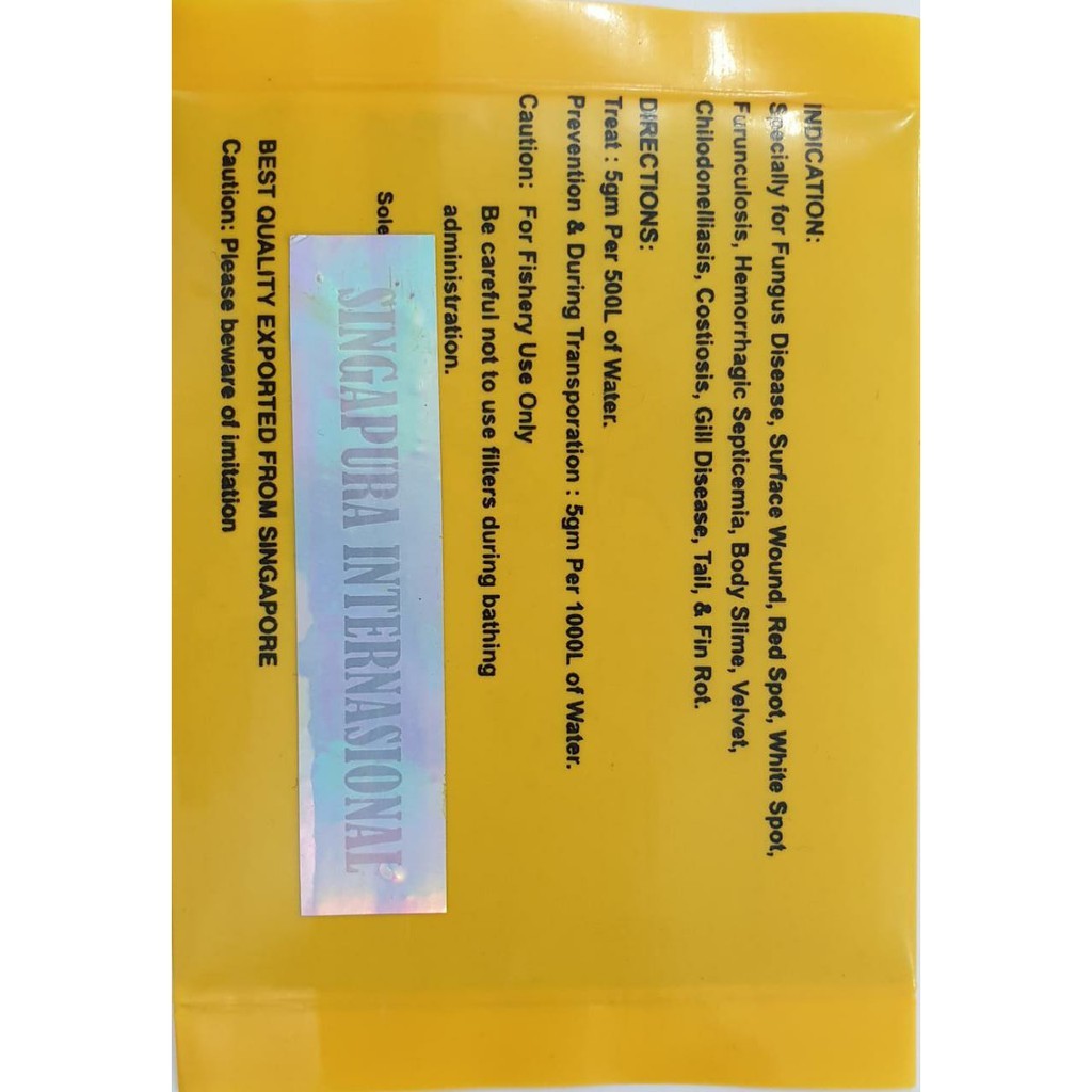 Obat Ikan Pomate Sinura