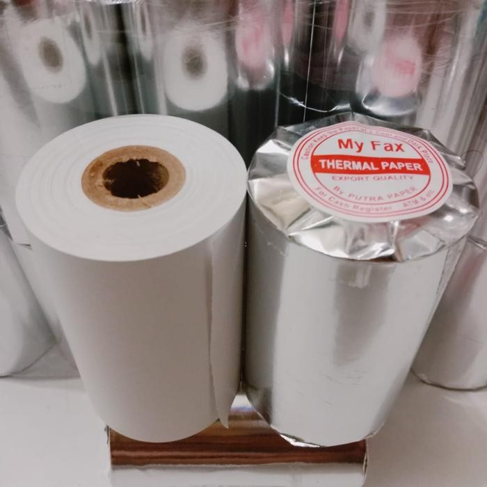

Terlaris- Kertas Thermal 80X50 Paket 10 Roll Struk Printer Ukuran 80Mm