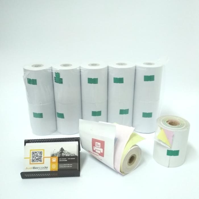 

Terlaris- Kertas Struk Hvs 3Ply 75X60 Untuk Printer Kasir Dot Matrix 75X60Mm