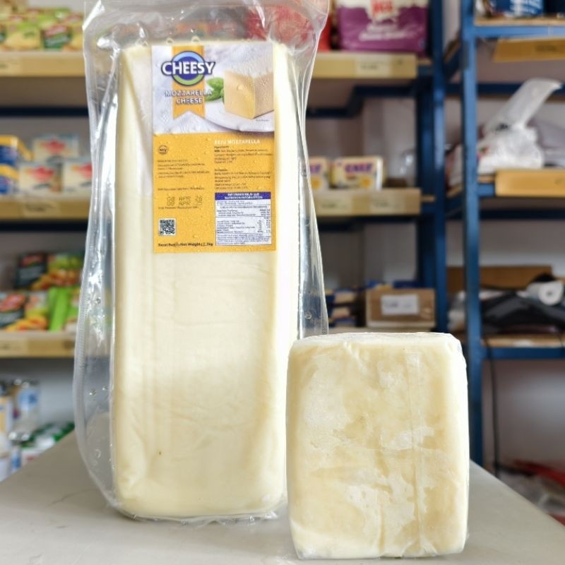 

Cheesy Mozarella 250G/ Keju Mozarella Cheesy / Keju Molor / Keju Meleleh