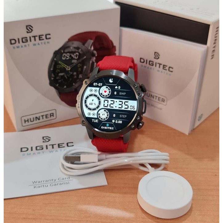 Jam Tangan Pria Digitec Hunter Smartwatch Original