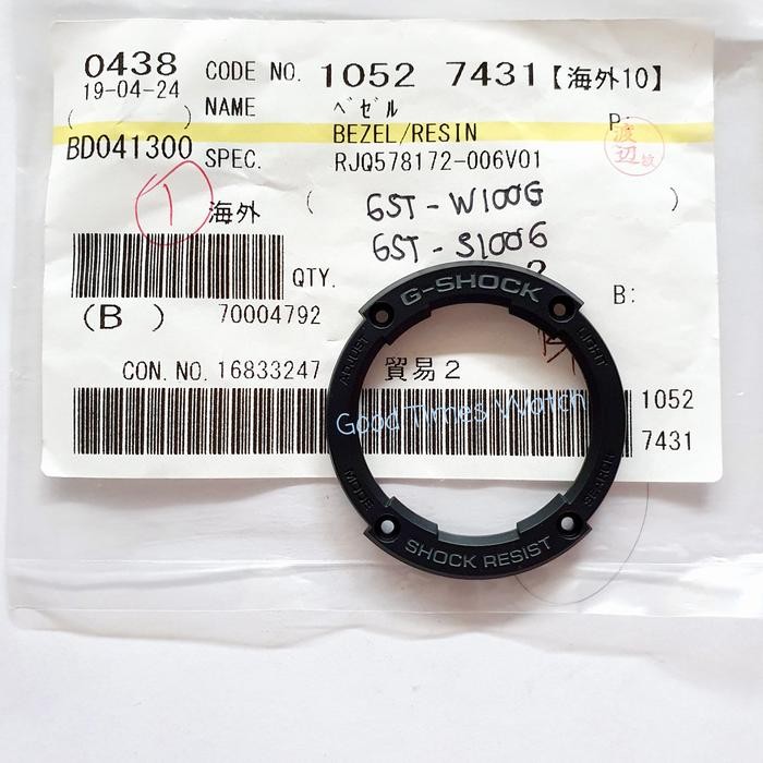 Bezel G-Shock Gst S100G Gst W100G Gst S100 Gst W100 Casio Original
