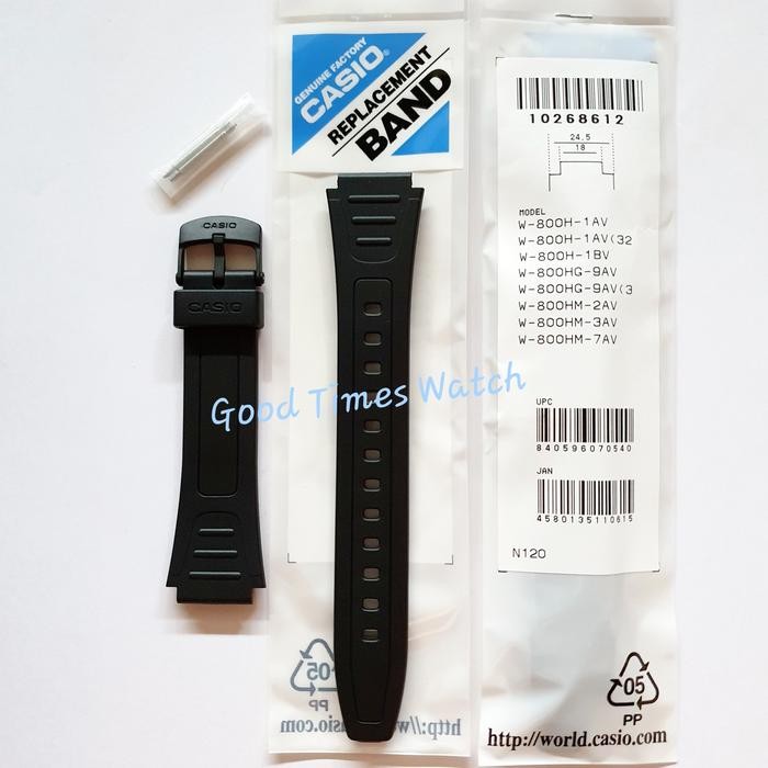 Strap Casio W-800H W 800H W 800 Original