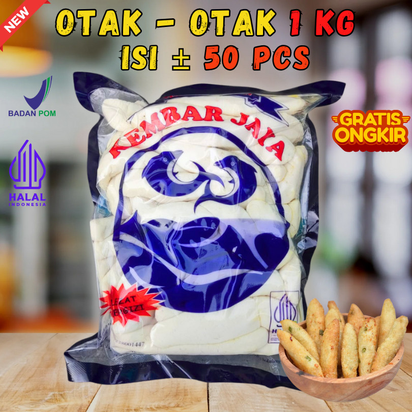 

Isi 50 PCS Otak Otak Kembar Jaya 1 kg - Otakotak Ikan Enak Viral KEMBARJAYA