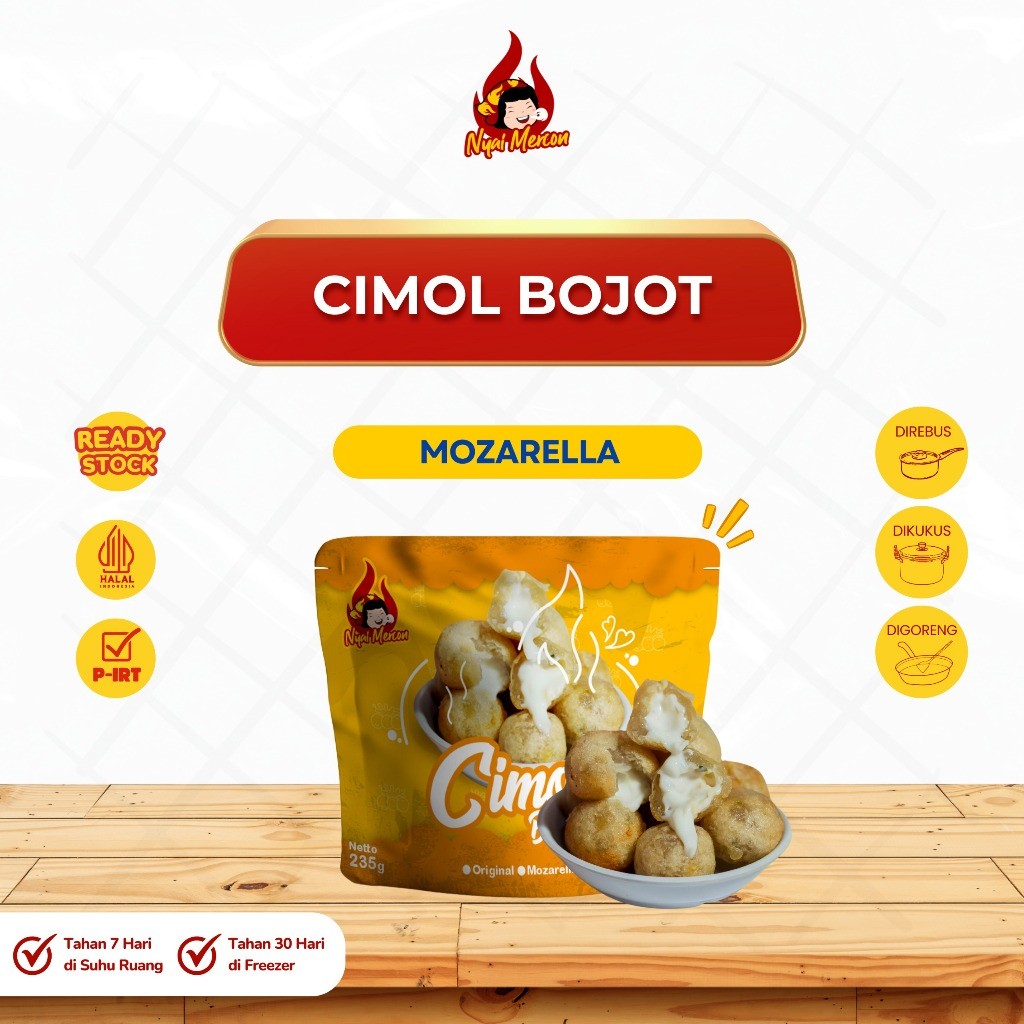

Nyai Mercon - Paket Cimol Mozarella Bojot Chili Oil