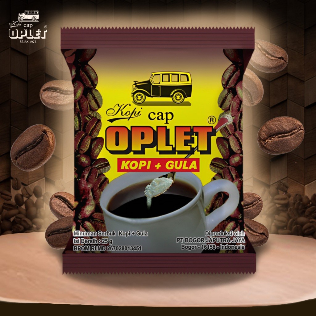 

KOPI + GULA CAP OPLET