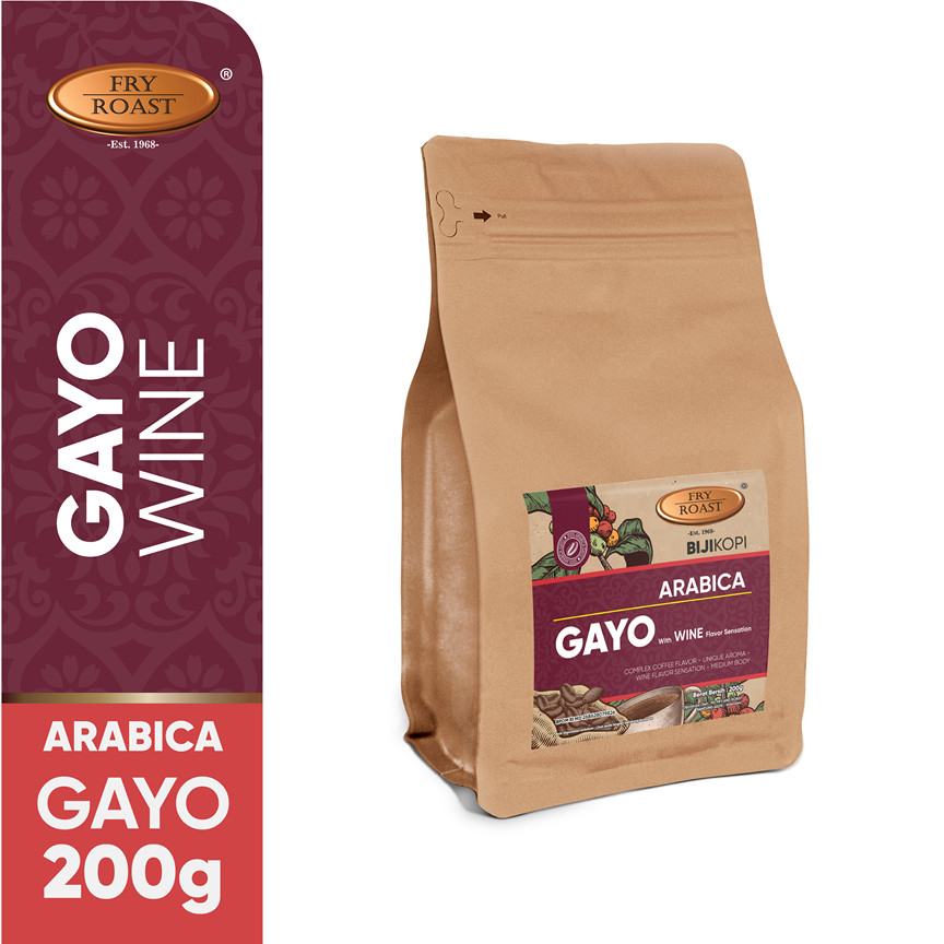 

KOPI ARABICA GAYO WINE PROCESS 200 GR BIJI/BUBUK