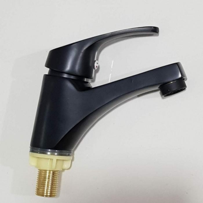 Keran Washtafel Model toto Black - Kran Wastafel Hitam Model toto