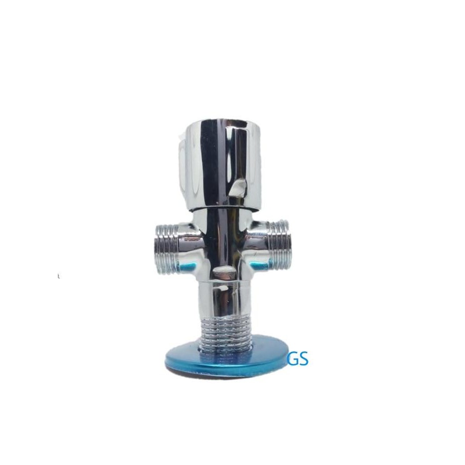 Stop Kran Cabang T Kuningan - Kran Shower Double Kuningan