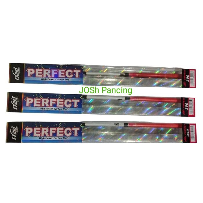 Joran pancing exori perfect 300 360 450 cm tegek carbon ruas panjang
