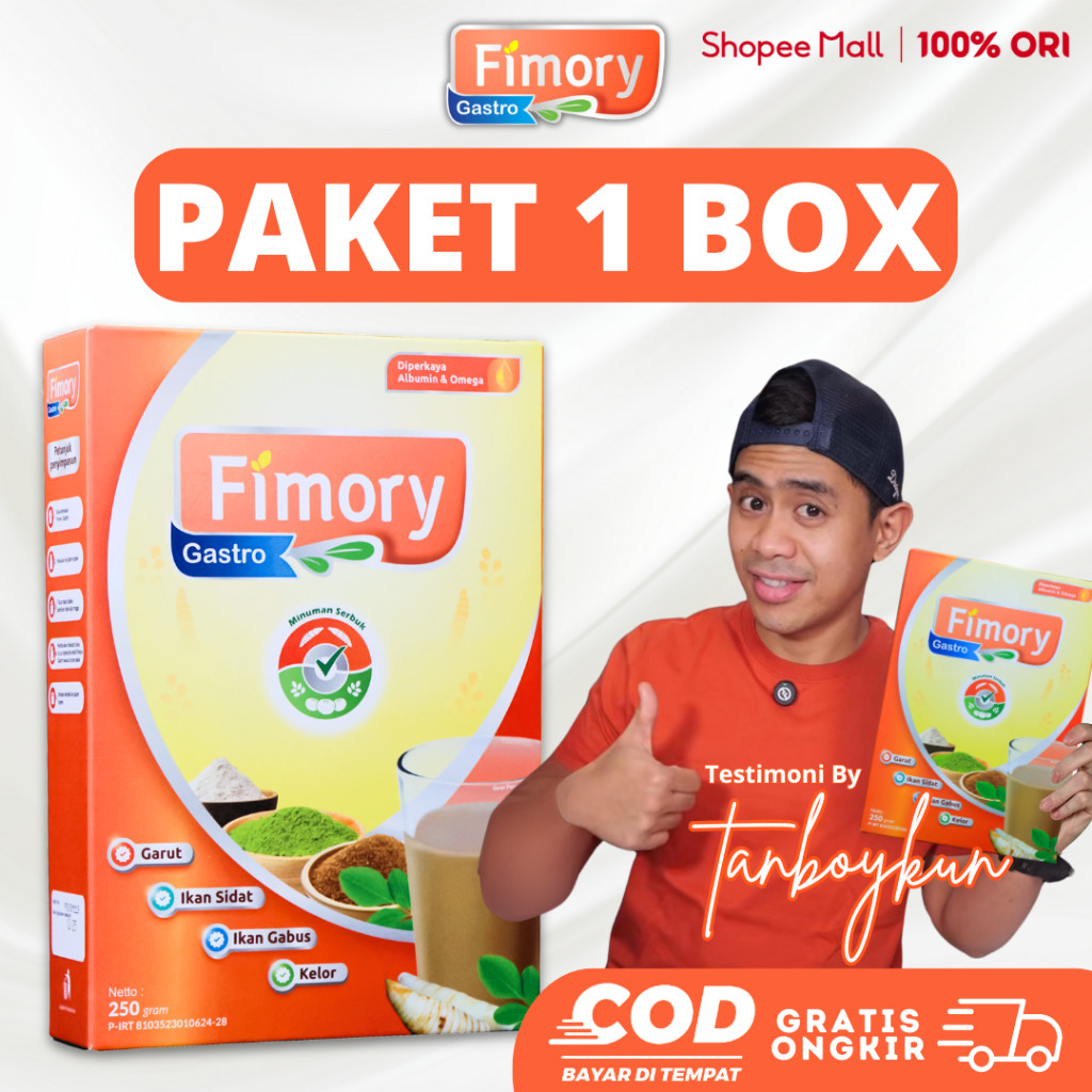 

FIMORY 250gr Minuman Sehat Nutrasetikal Untuk Mengatasi Asam Lambung Bisa