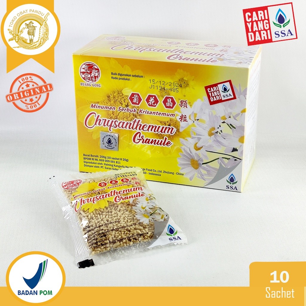 

CHRYSANTHEMUM GRANULE (SSA) / MINUMAN SERBUK KRISANTEMUM / CIHUACING