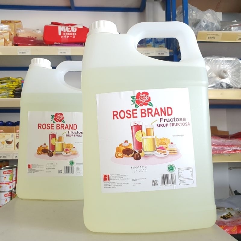 

Gula Cair RoseBrand 5Kg / Sirup Fruktosa Rose Brand 5Kg