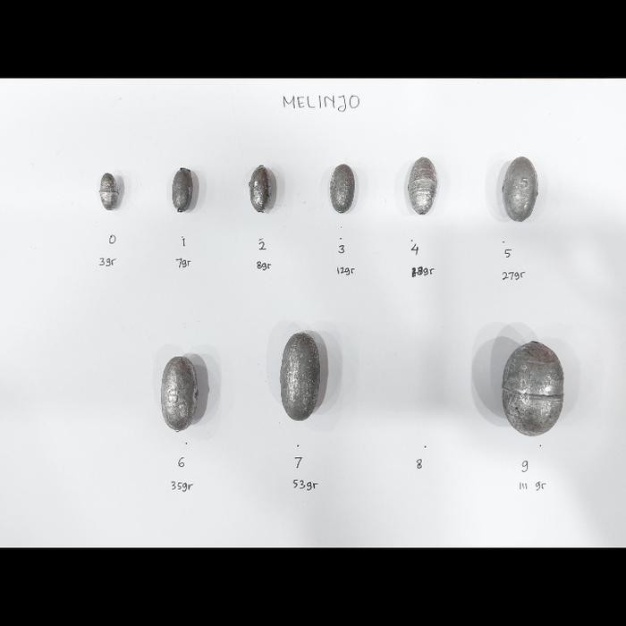 TIMAH PANCING MODEL MELINJO (PER 1/2KG)