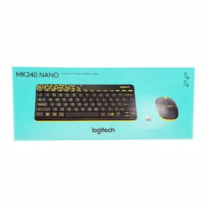 Keyboard dan Mouse Wireless Logitech MK240
