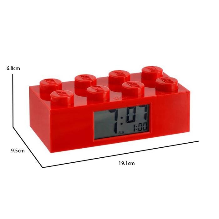 Terlaris Original Lego Brick Clock Jam Digital Original Lego