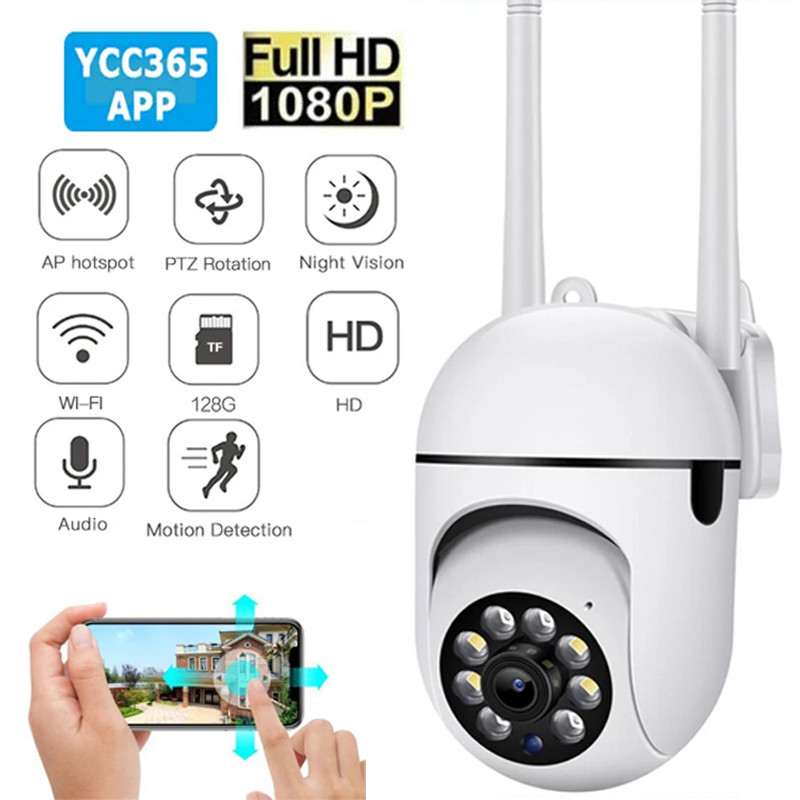 NEW Ycc365 Plus Camera Wifi Outdoor 4X Digital Zoom Smart AI Human Detect Wireless Night Security Su