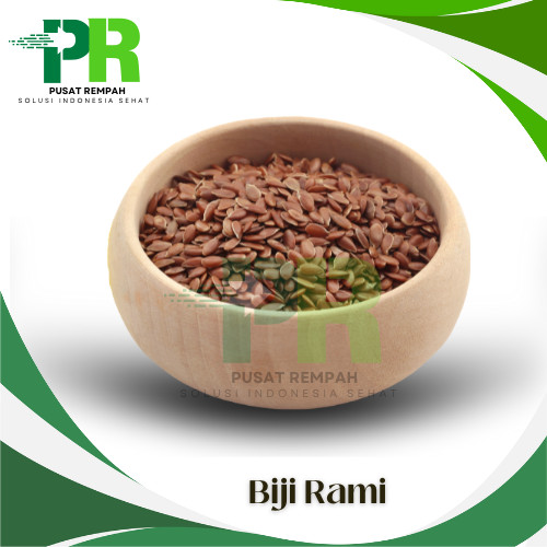 

Biji Rami Coklat Alami Brown Flax Seed Premium / Tambahan Makanan Kesehatan Biji Rami Lin Seed Pusatrempah