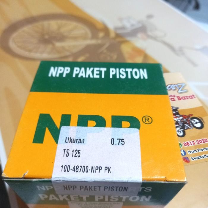 Seher Kit Os 0.75 Ts125 Npp Seher Os 0.75 Ts125 Piston Ts25 Piston Kit Ts125 Seher Ts125