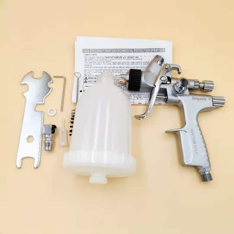 Pistol Semprot Kaliber Kecil Saigaole Pistol Semprot Miniatur Pistol Semprot Lukisan Mobil Furnitur 