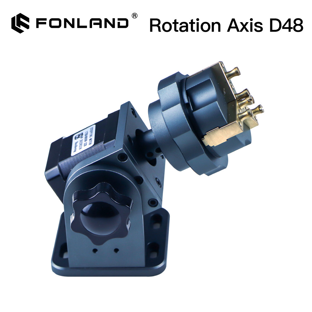 Fonland DAJA Perlengkapan Sumbu Putar untuk Alat Rotasi Mesin Penanda Pengukir Laser Serat untuk Ets