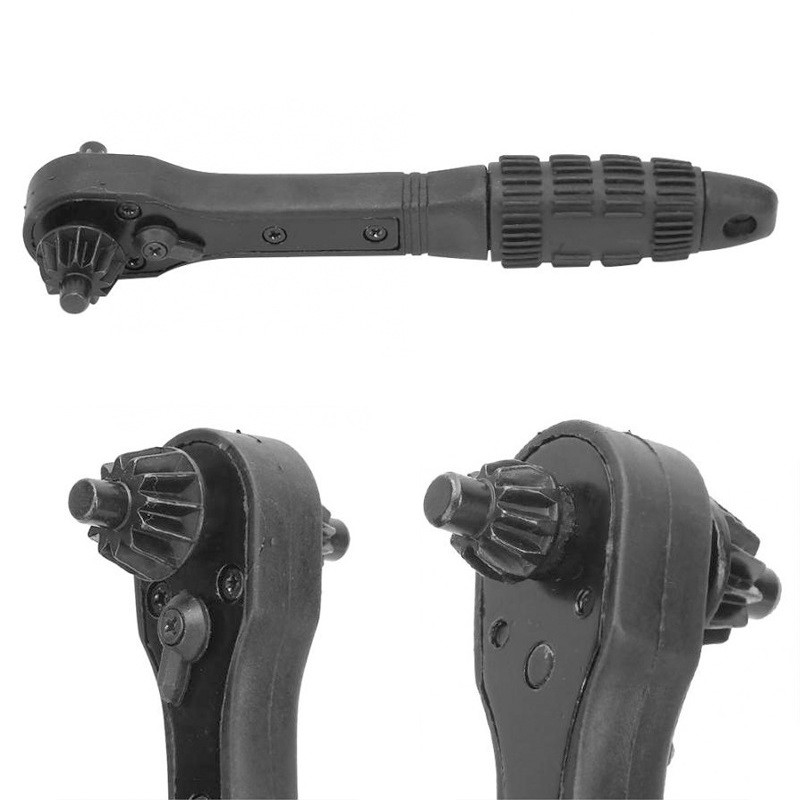 2 In 1 Bor Chuck Kunci Kunci Pas Ratchet Kunci Pas Universal Bor Tangan Chuck Kunci Bor Listrik Kunc