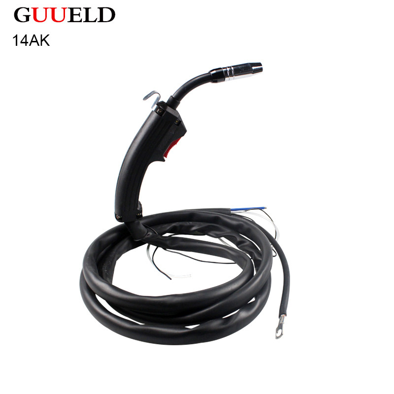 Mesin Las MIG MAG/Aksesori Peralatan 14AK Obor Las/Pistol untuk Peralatan Las MIG MAG