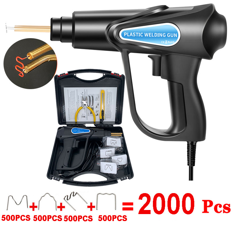 Pistol las plastik 70W pipa Pvc besi solder perbaikan Bumper besi solder untuk peralatan las plastik