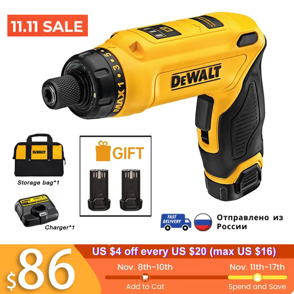DEWALT Obeng Listrik DCF680 Obeng Tanpa Kabel Pegangan Obeng Listrik Alat Obeng Lipat Alat Listrik