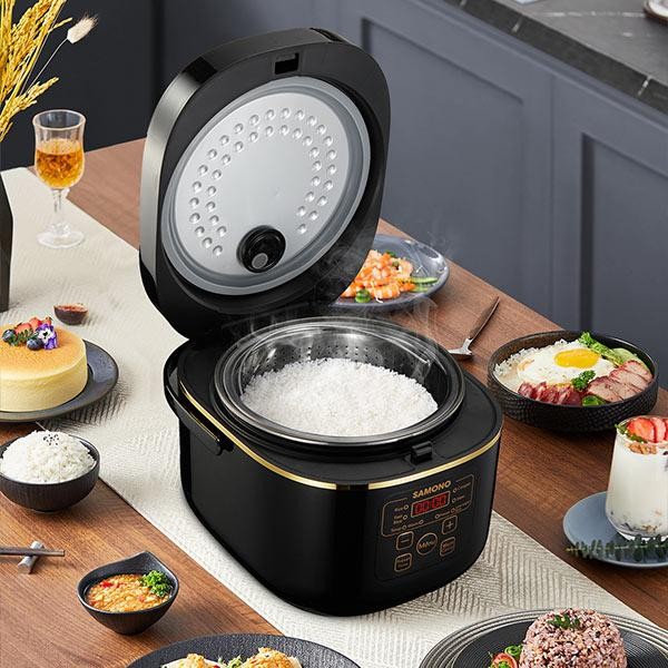 LocknLock Smart Low Carbo Rice Cooker 5L - EJR353BLK