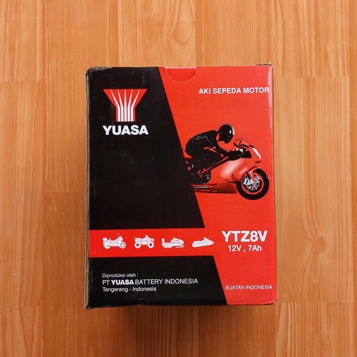 Aki Motor Yamaha Xmax Nmax Aerox 155 Yuasa Ytz8V Original Aki Kering