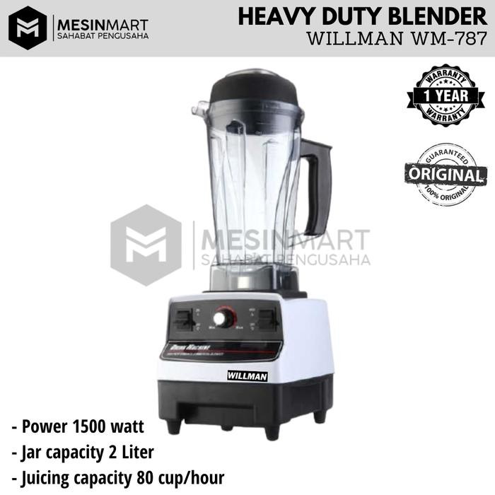 

Terlaris Heavy Duty Commercial Ice Blender Willman Wm-787 (Cocok Untuk Cafe)