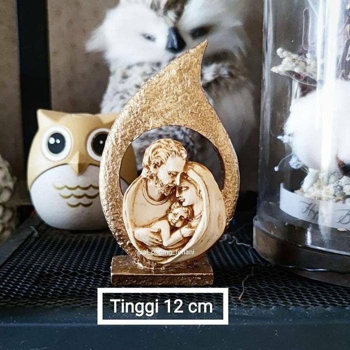 Patung Keluarga Kudus Daun 12 Cm Gold (2) Terlaris