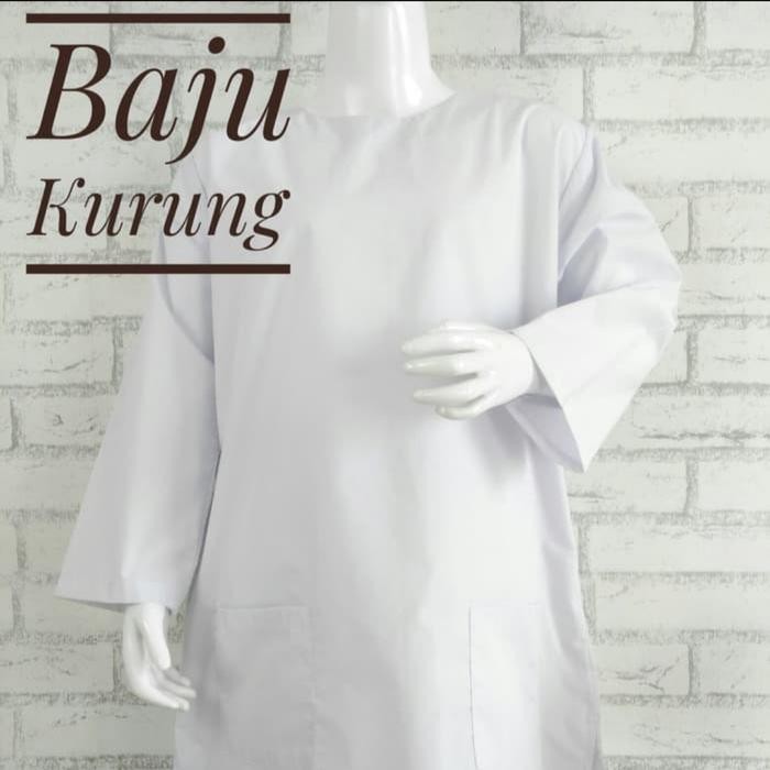 BAJU KURUNG PADANG,ATASAN TUNIK PUTIH, SERAGAM SEKOLAH SD,SMP, SMA