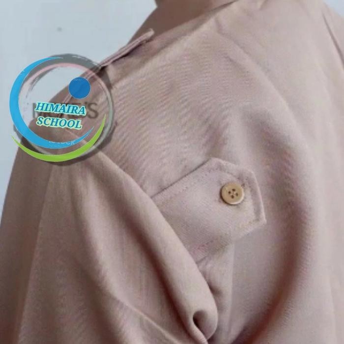 BAJU PRAMUKA PENDEK LAKI-LAKI BAHAN LICIN