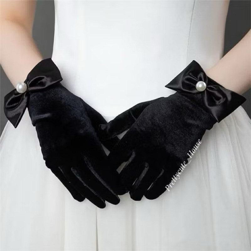 Sarung Tangan Panjang Satin Wanita / Sarung Tangan Pengantin Satin Pendek Panjang / Satin Gloves