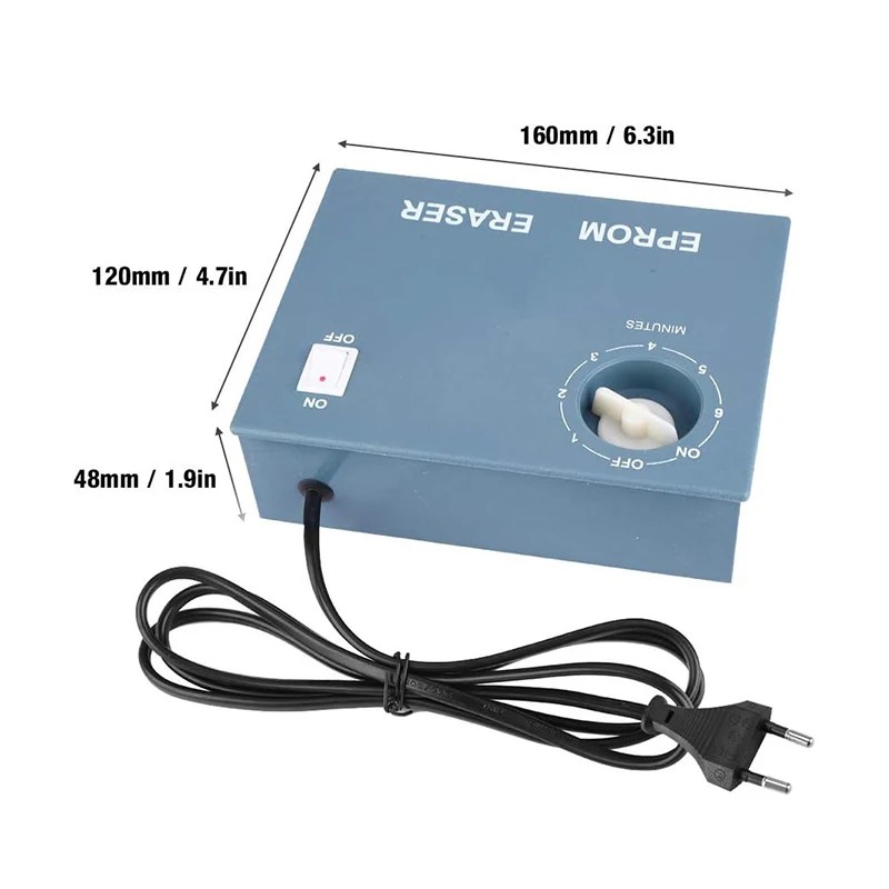 220V UV EPROM Eraser Ultraviolet Light Erasable Timer Semiconductor Wafer Chips Erase Radiation EPRO