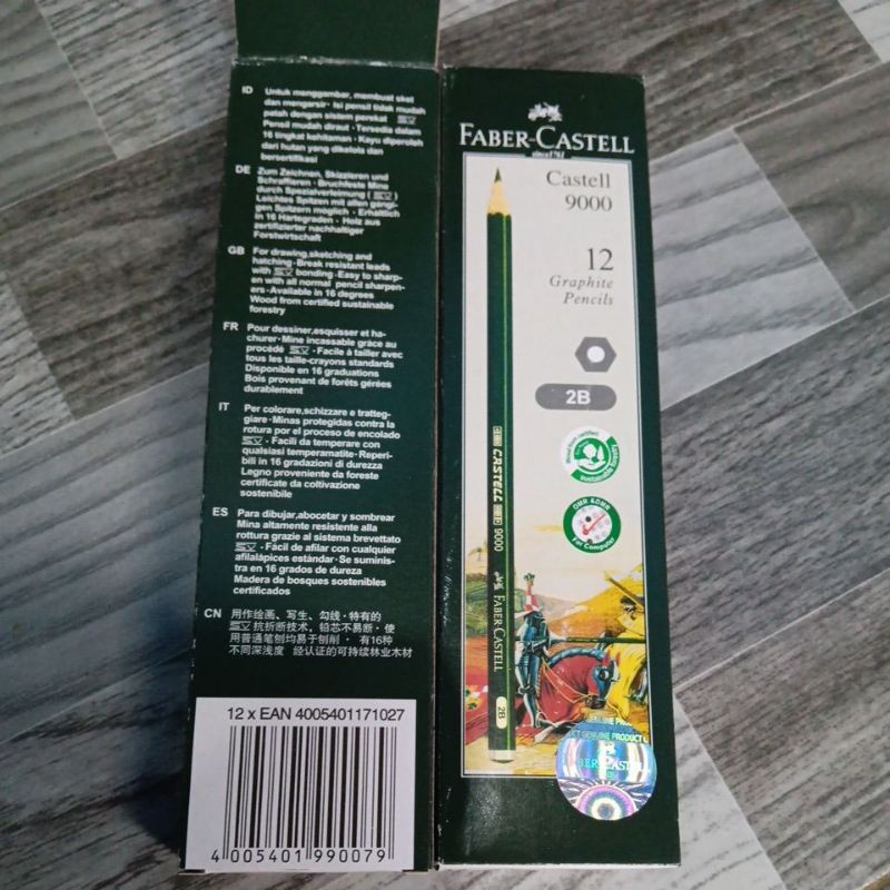 

PENSIL FABER-CASTELL 2B 12 PCS