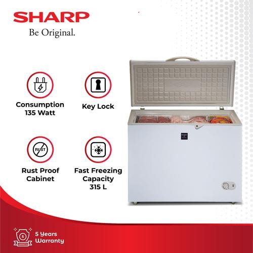 Sharp Chest Freezer FRV 300 300liter 100w