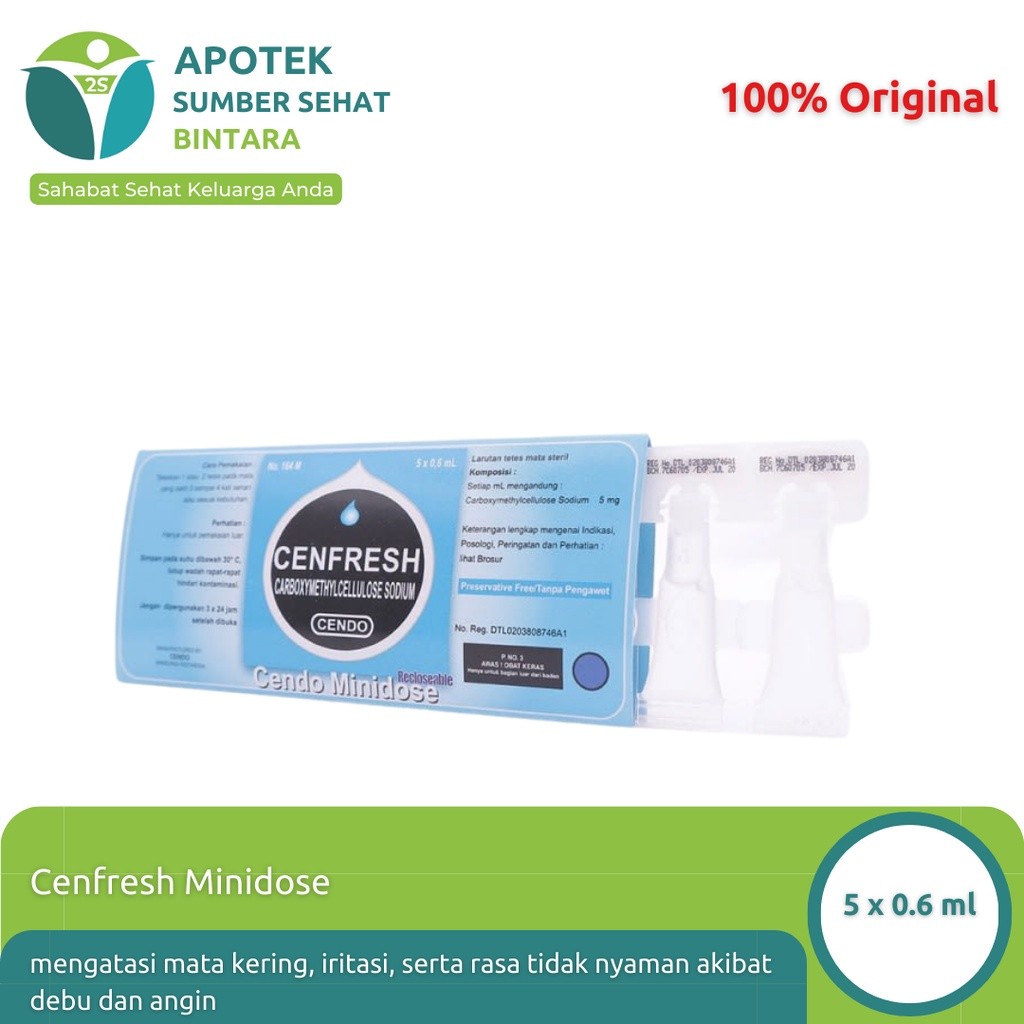 Cenfresh Tetes Mata Air Mata Buatan