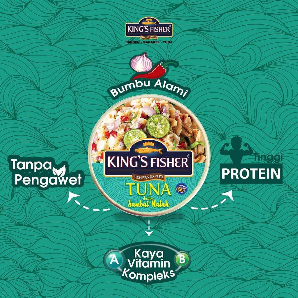 

Paket 3 pcs King's Fisher Tuna dalam Air Garam Tuna in Brine dan Tuna Matah Daging Tuna Makanan