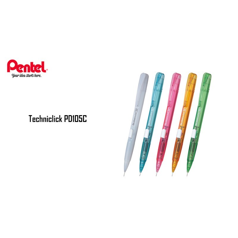 

Pentel Pensil Mekanik Pd 105 (Techniclik ) Doff